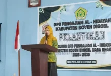 Pelantikan Jadi Momentum Penguatan DPD Pengajian Al-Hidayah Boven Digo